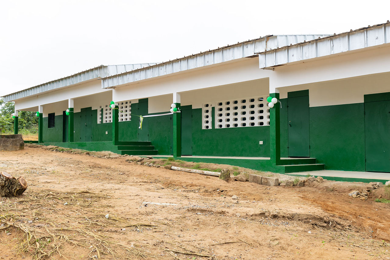 SAPH inaugure trois nouvelles salles de classe à Bongo Village
